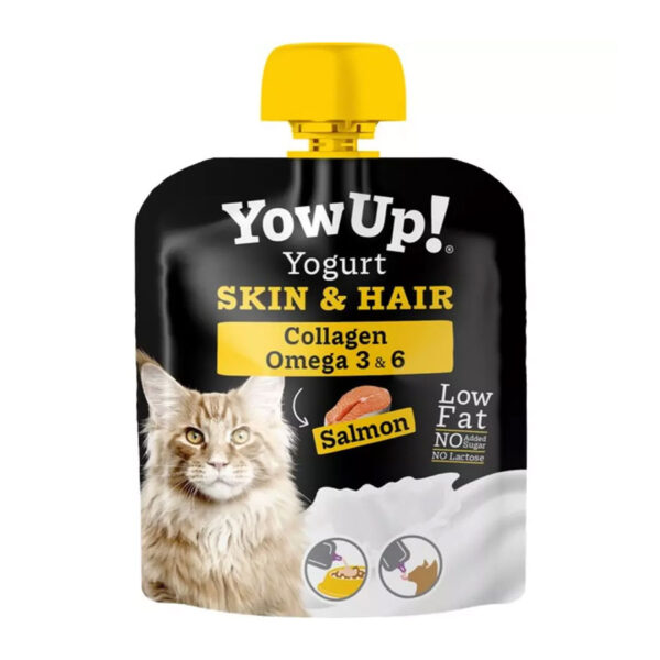 Yowup! Cat Skin & Hair Yoghurt 85g - Rookes Pet Products