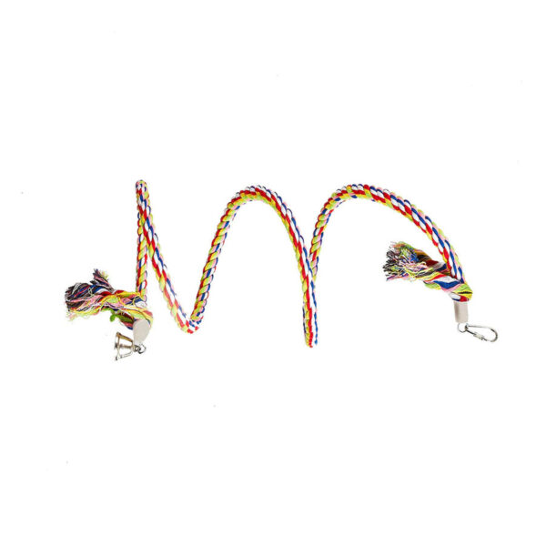 Sky Pet Medium Bird Toy Rainbow Spiral Rope