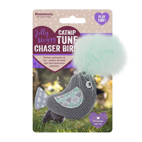 Jolly Moggy Catnip Tuner Chaser Bird Cat Toy