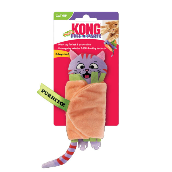 KONG Cat Toy Pull-A-Partz Purrito