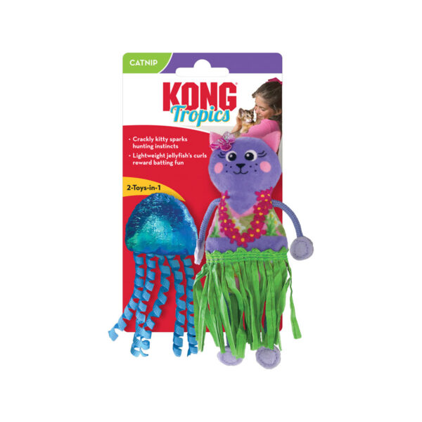 KONG Cat Toy Tropics Hula 2pk