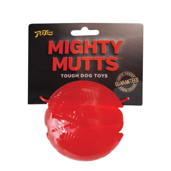 Mighty Mutts Tough Dog Toy Rubber Ball Large