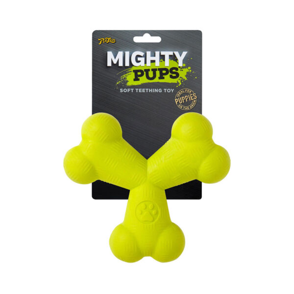 Mighty Pups Foam Tri-Bone Puppy Toy