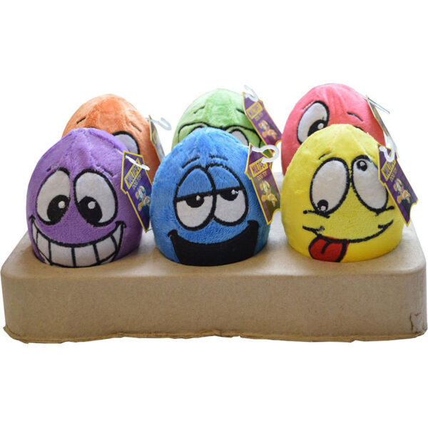 Happy Pet Egg Noggins Dog Toy Assorted Characters