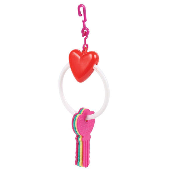 Happy Pet Fun At The Fair Key Ring Bird Toy