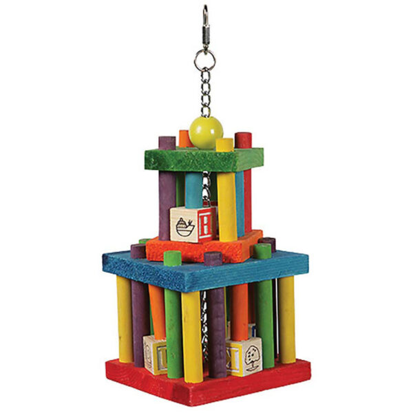 Happy Pet Building Block Maze Parrot Toy