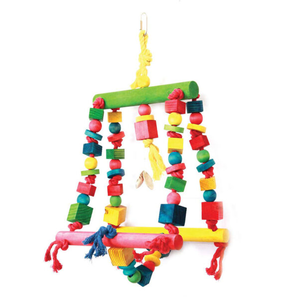 Happy Pet Double Swing Parrot Toy