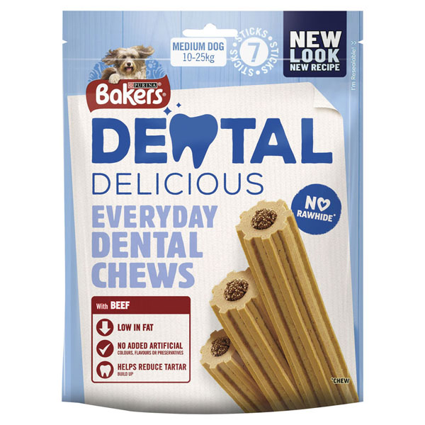 Bakers Dental Delicious Dog Treats Chicken