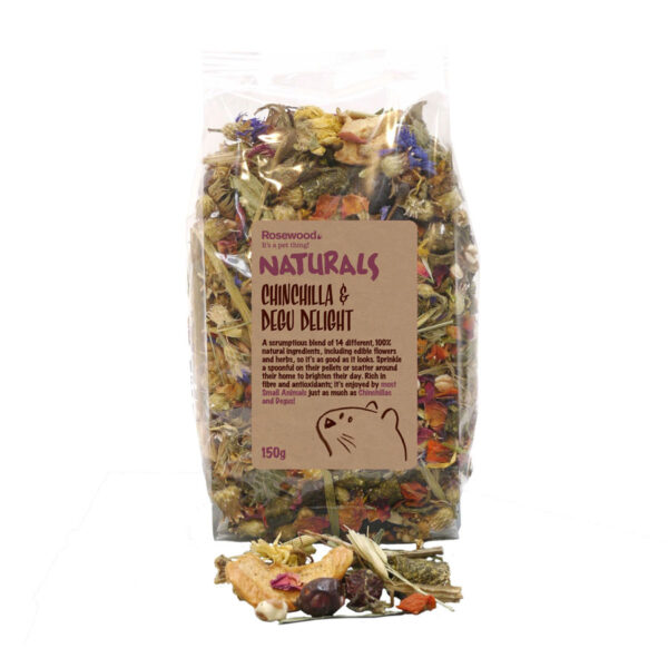 Rosewood Naturals Chinchillas & Degu Delight 150g