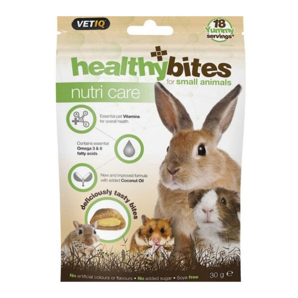 VetIQ Healthy Bites Nutri Care Small Animal Treats 30g