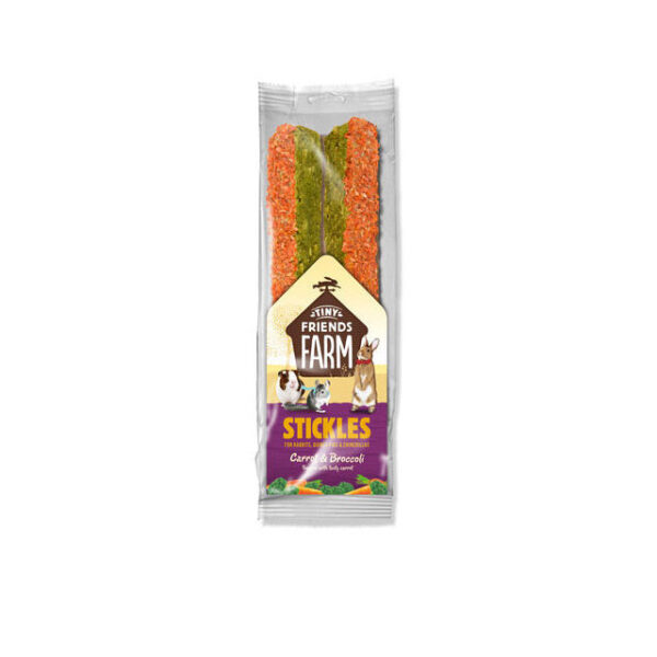 Tiny Friends Farm Stickles Carrot & Broccoli Treats 100g