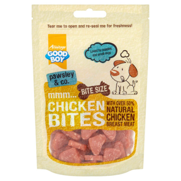 Good Boy Pawsley & Co Dog Treats Chicken Bites 65g