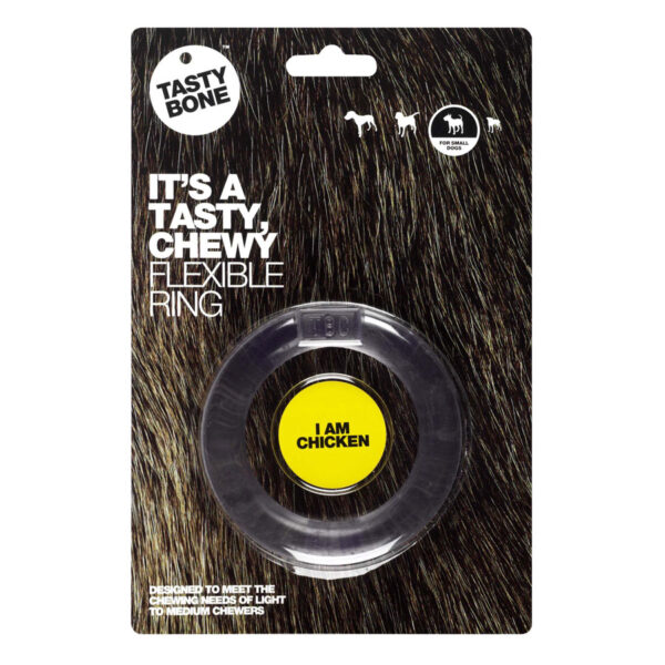 Tasty Bone Dog Toy Flexi Ring