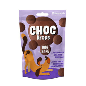 Rosewood Choc Drops Dog Treats 200g