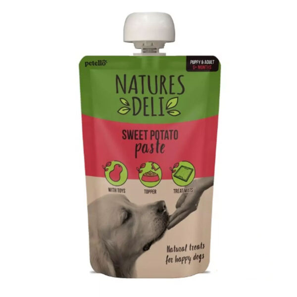 Natures Deli Paste for Dogs Sweet Potato 100g