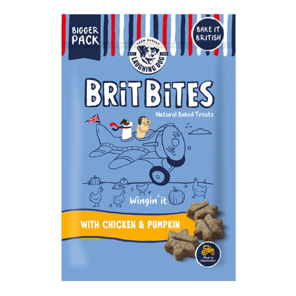 BRiT BiTES Grain Free Dog Treats Chicken & Pumpkin 175g