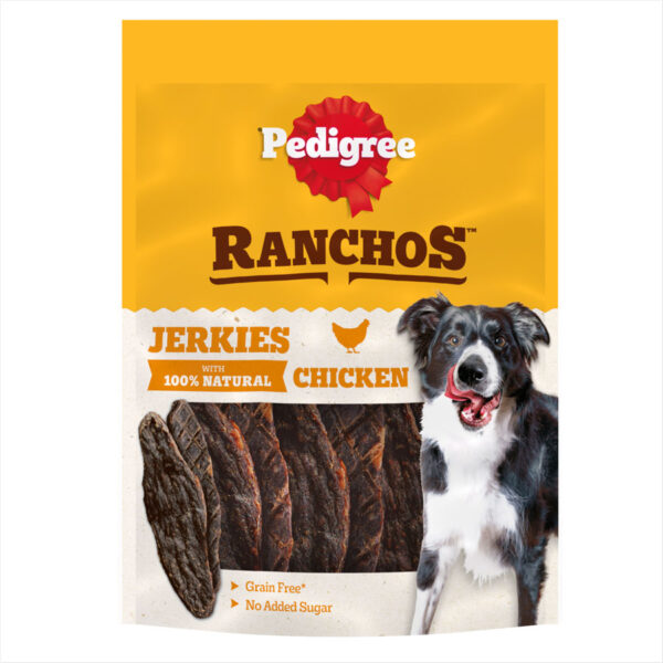 Pedigree Ranchos Jerkies Dog Treats Chicken 70g