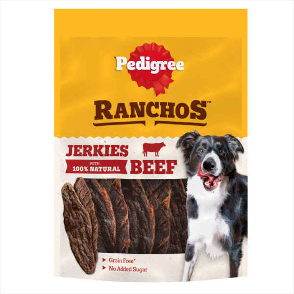 Pedigree Ranchos Jerkies Dog Treats Beef 70g