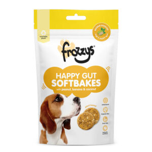 Frozzys Happy Gut Softbakes Dog Treats Peanut 80g