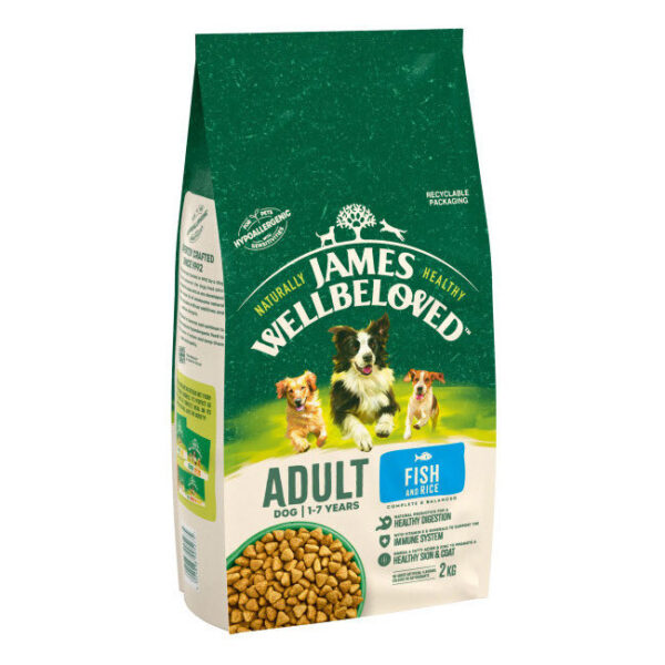 James Wellbeloved Complete Dry Dog Food Adult Fish