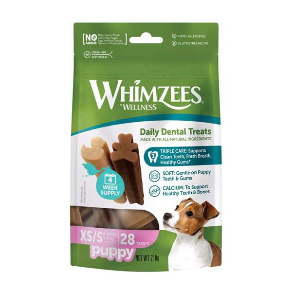 Whimzees Puppy Dental Treats Bag