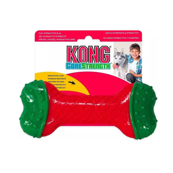 KONG Christmas Corestrength Bone Dog Toy  M/L