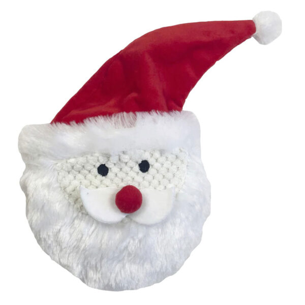 Happy Pet Christmas Santa Flattie Dog Toy