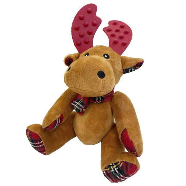 Happy Pet Christmas Reindeer Cuddles Dog Toy