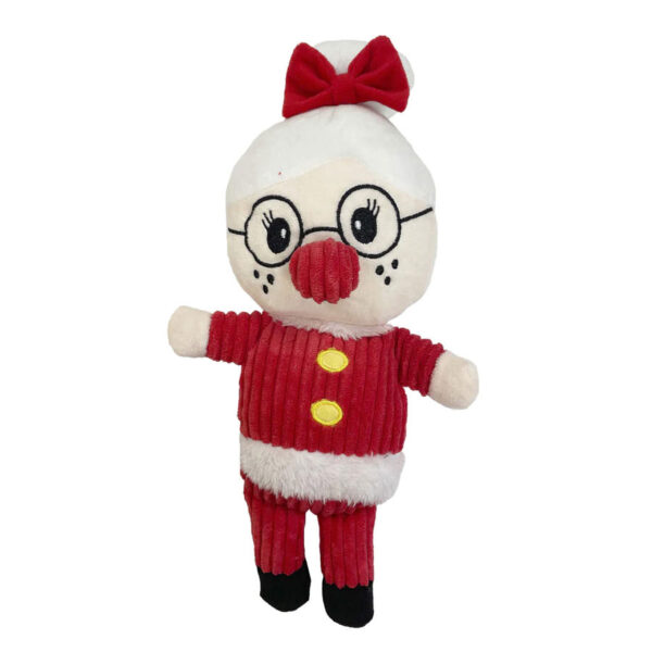 Happy Pet Christmas Mrs Claus Dog Toy